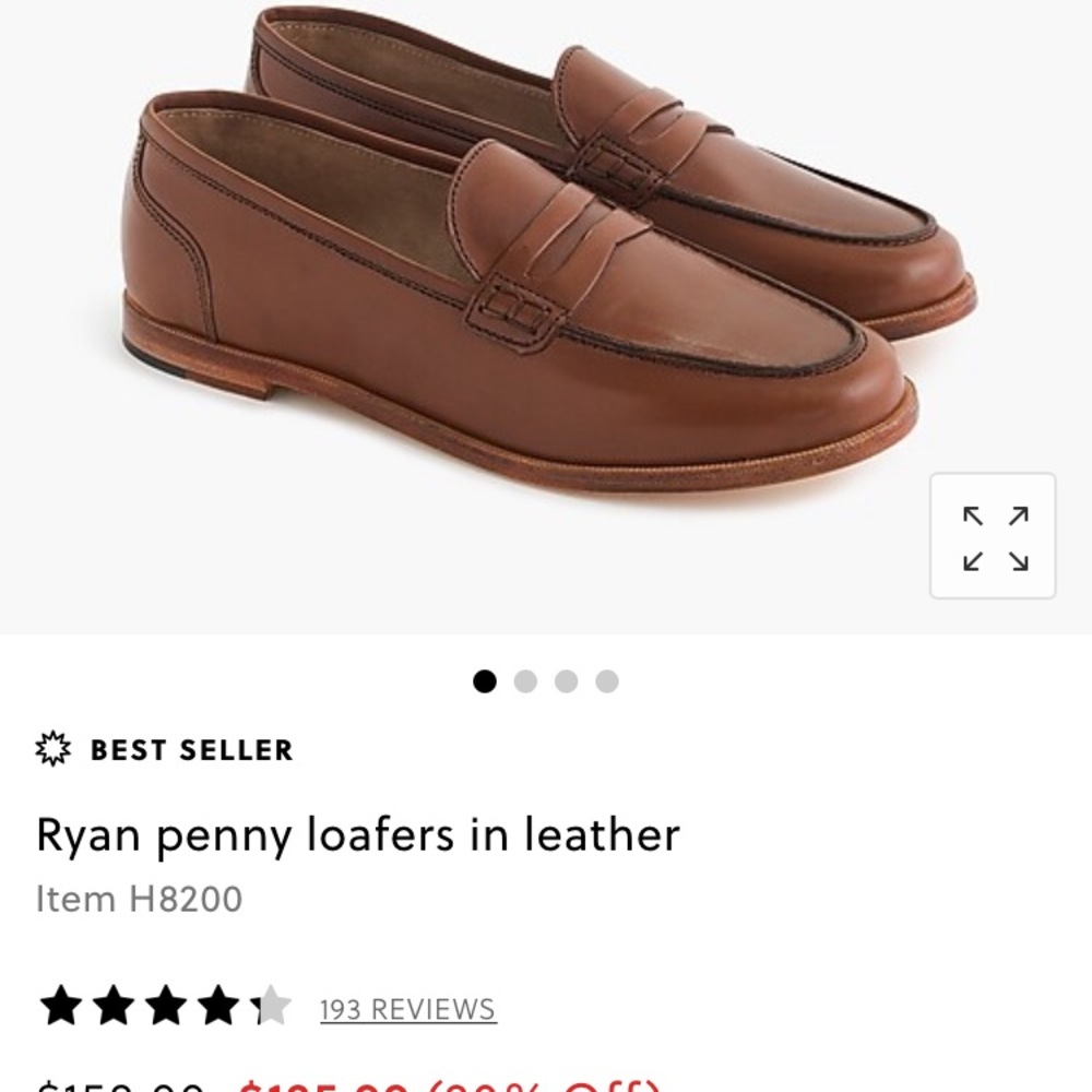 J. Crew Ryan penny loafers